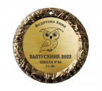 017 70 мм сова медаль