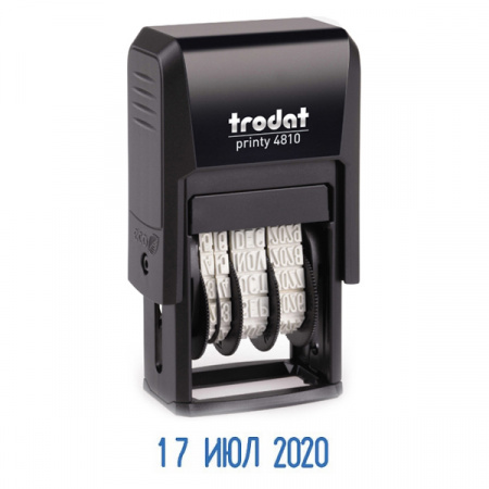 Датер Trodat 4810 рус чёрный